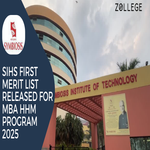 SIHS First Merit List Released For MBA HHM Program 2025
